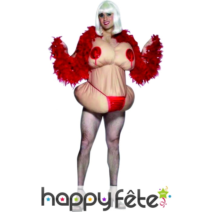 Costume méga striptease humoristique