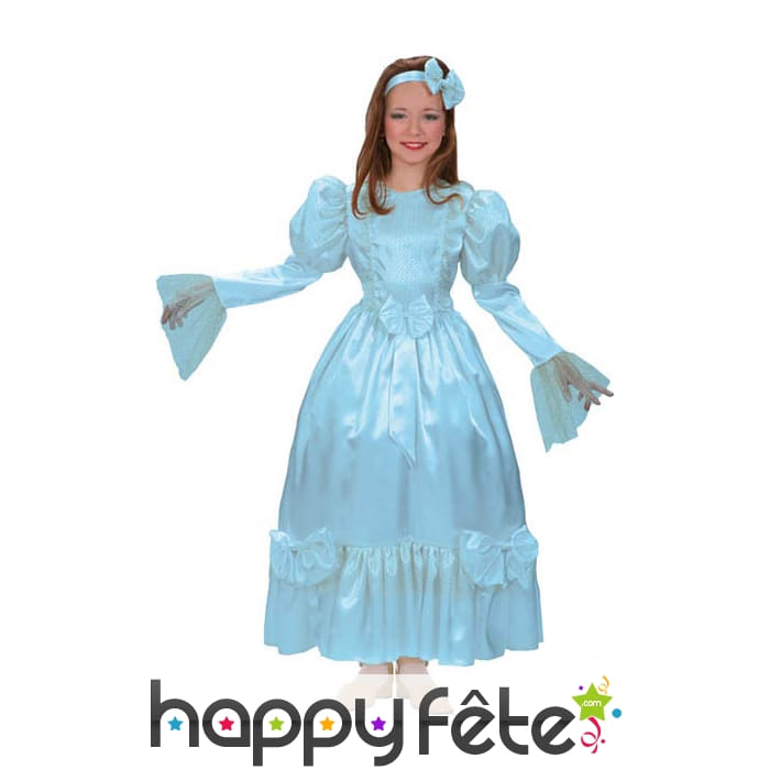 Costume princesse bleue