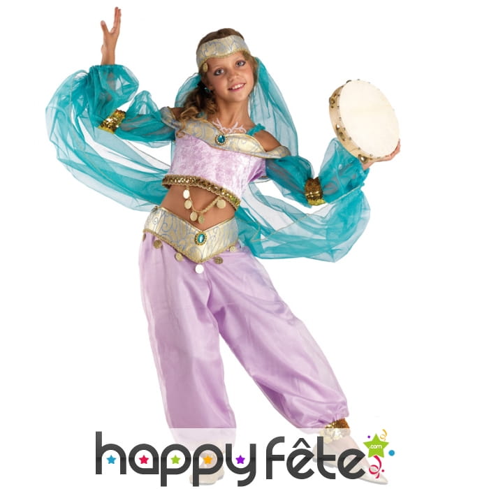 Costume princesse danseuse orientale pour enfant