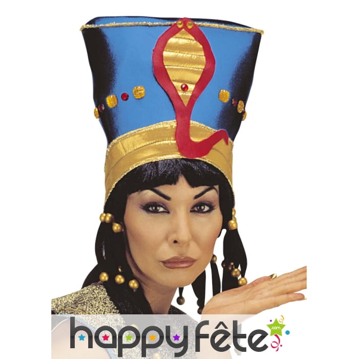 Coiffe reine d'Egypte