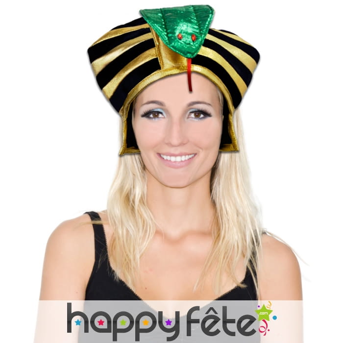 Coiffe reine egyptienne