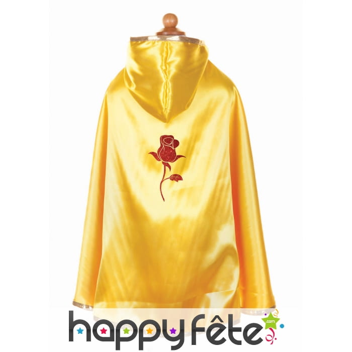 Cape réversible pomme et rose pour enfant