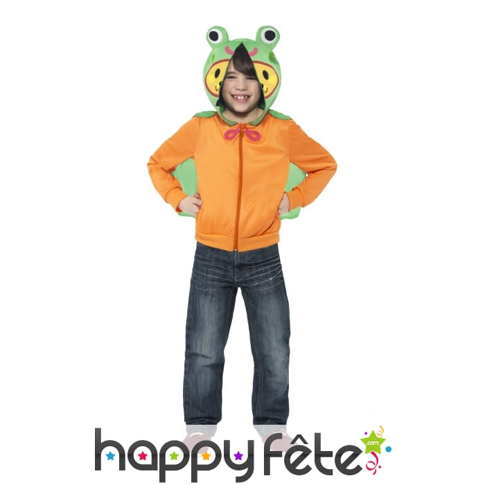 Costume Scamp Moshi Monsters, tête zip