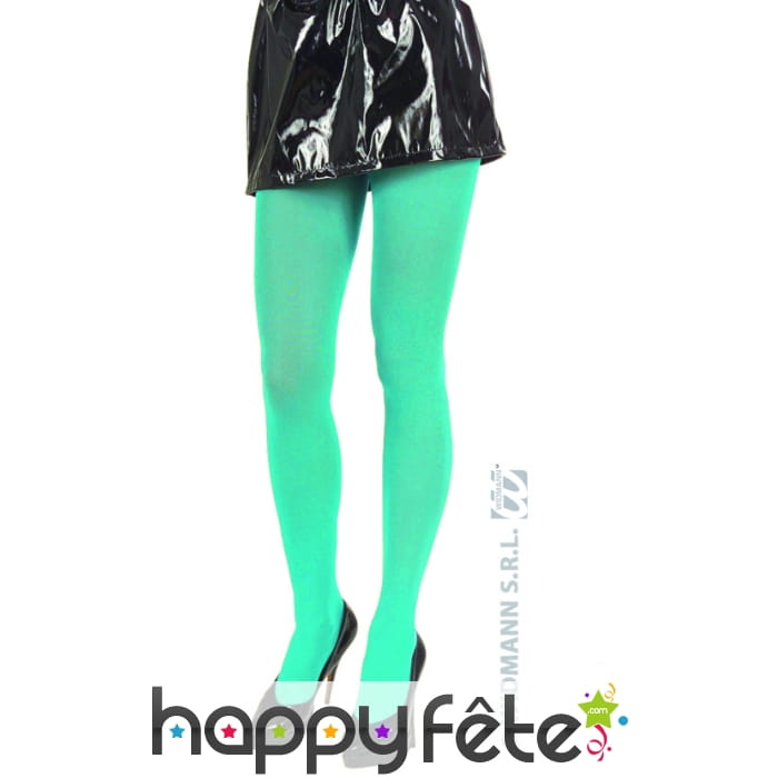 Collants turquoise de taille standard