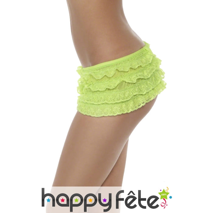 Culotte vert fluo