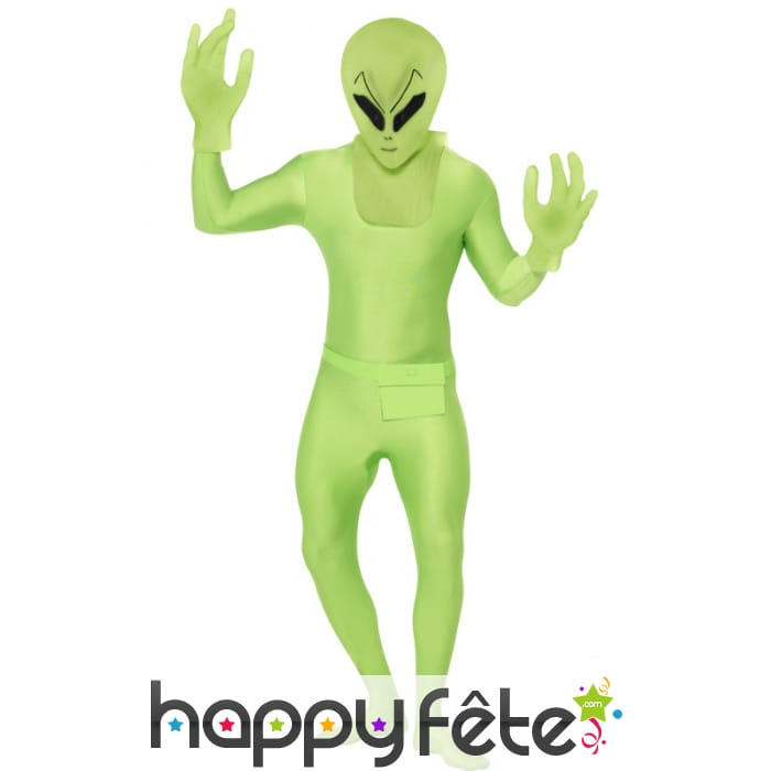 Déguisement alien vert