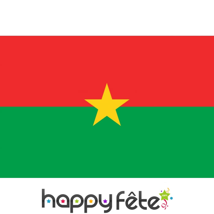 Drapeau Burkina (40x50)