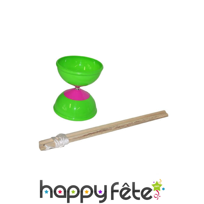 Diabolo coloré en plastique