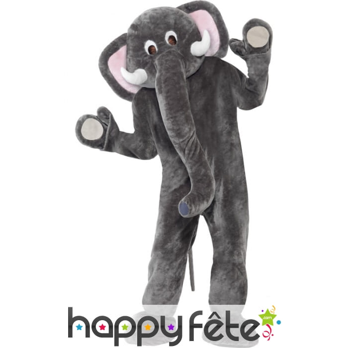 Déguisement éléphant mascotte