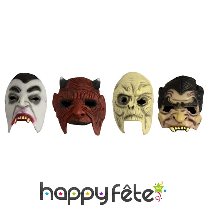 Demi masque halloween pour adulte