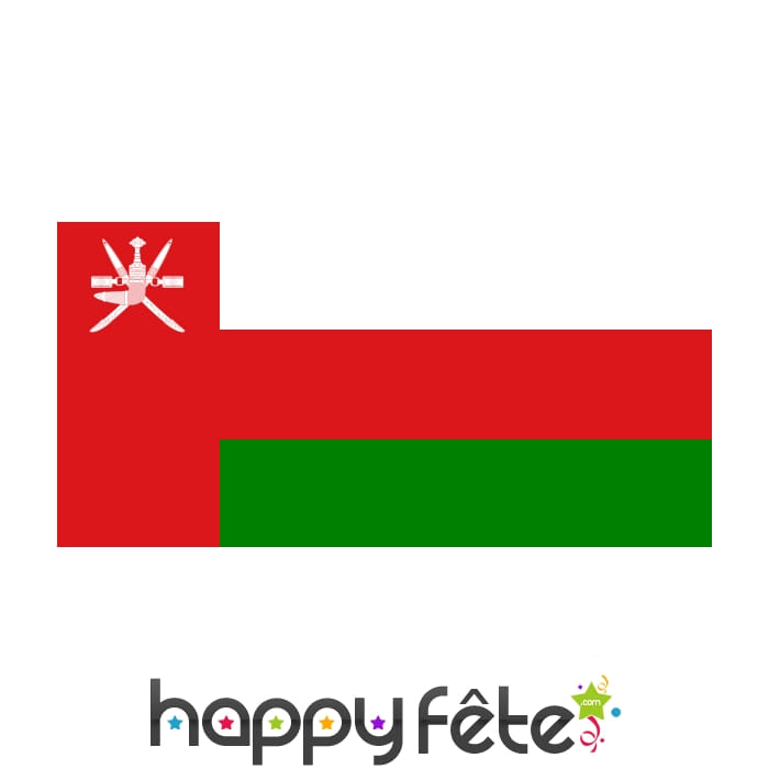 Drapeau Oman (40x50)