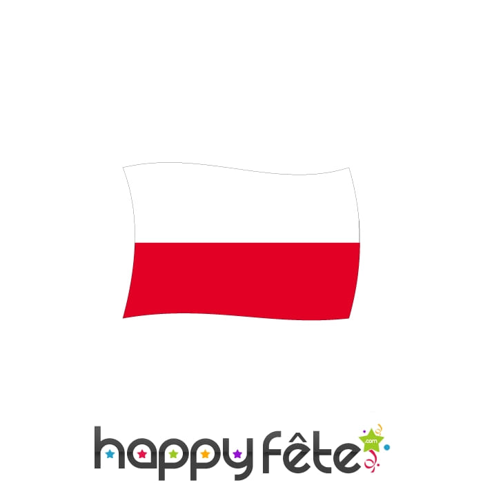 Drapeau Pologne (150x225)