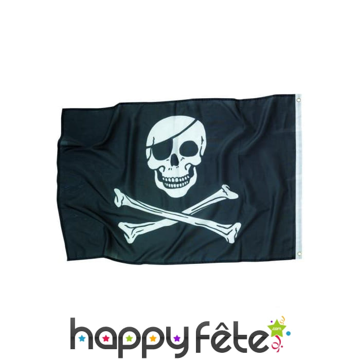 Drapeaux pirate noir de 92 x 60cm