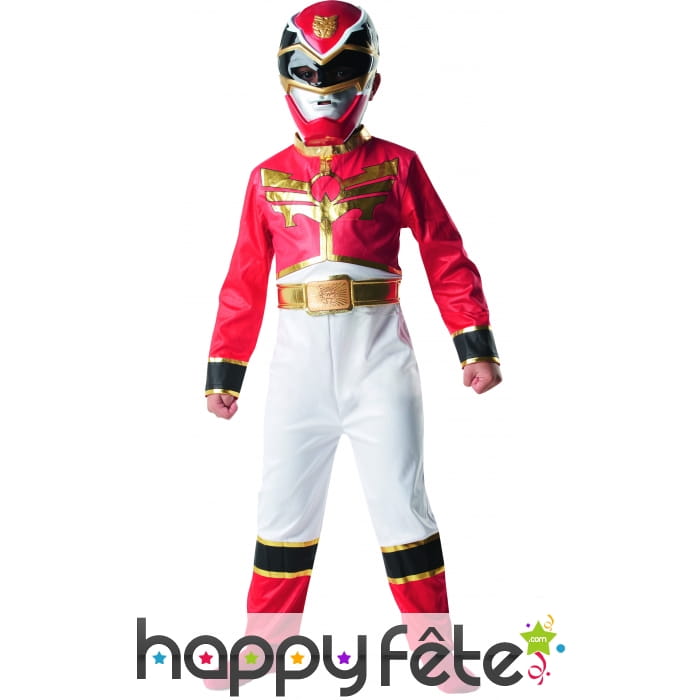 Deguisement power ranger rouge "Mega force"