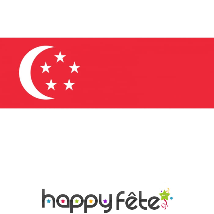 Drapeau Singapour (40x50)