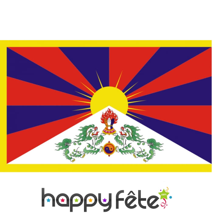 Drapeau Tibet (40x50)