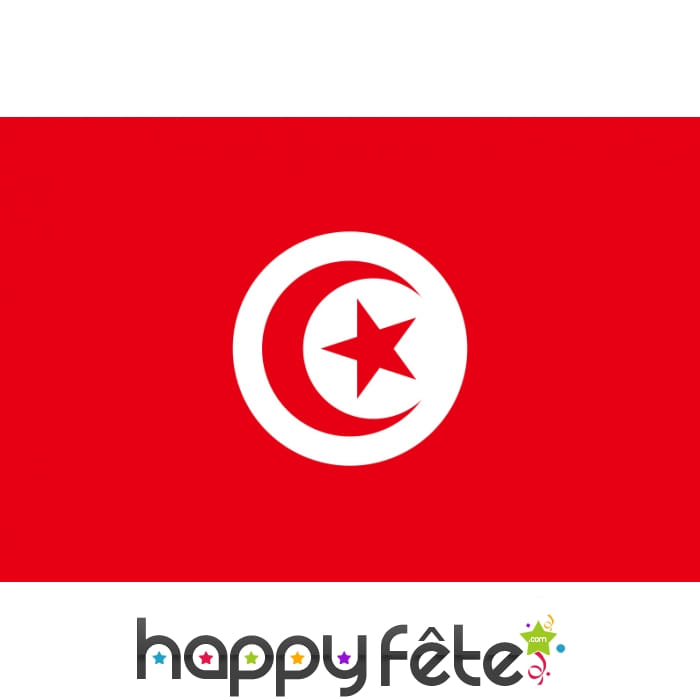 Drapeau Tunisie (40x50)