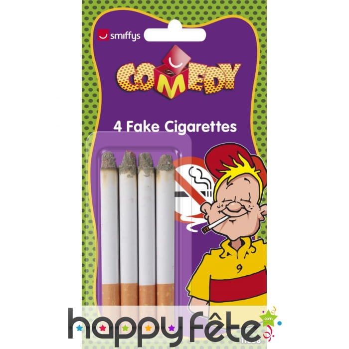 Fausses cigarettes lot de 4