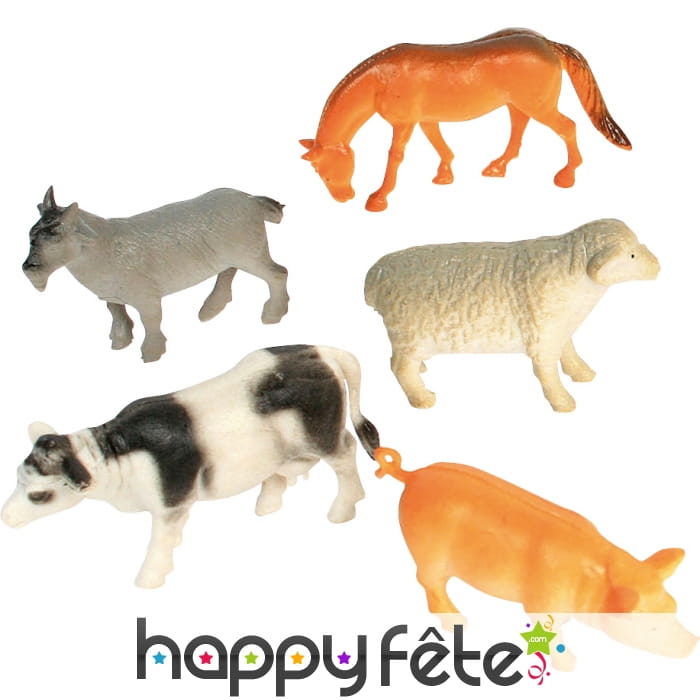 Figurines d'animaux de la ferme