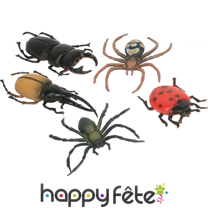 Figurines d'insectes