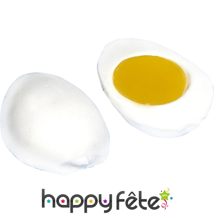 Faux oeufs en gelatine