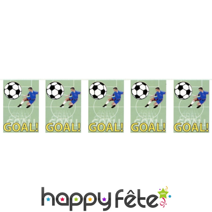 Guirlande de fanions footballeur