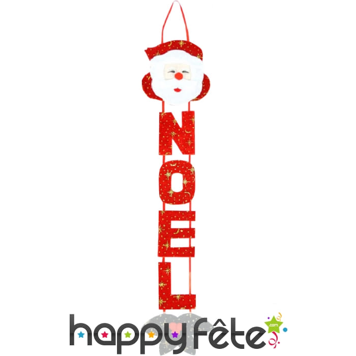 Guirlande inscription de noel 50x10 cm