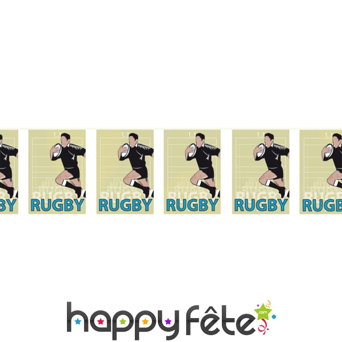 Guirlande rugby de 5 m