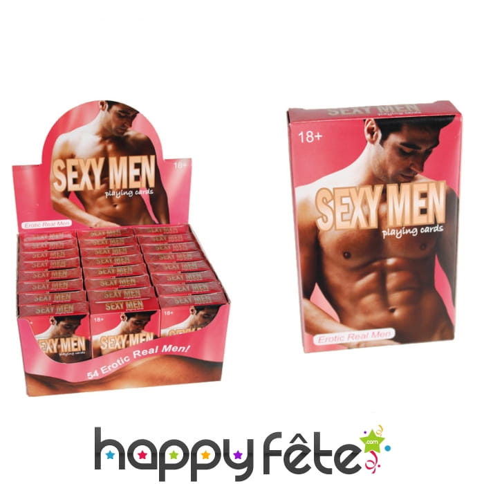 Jeu De 54 Cartes Homme Sexy