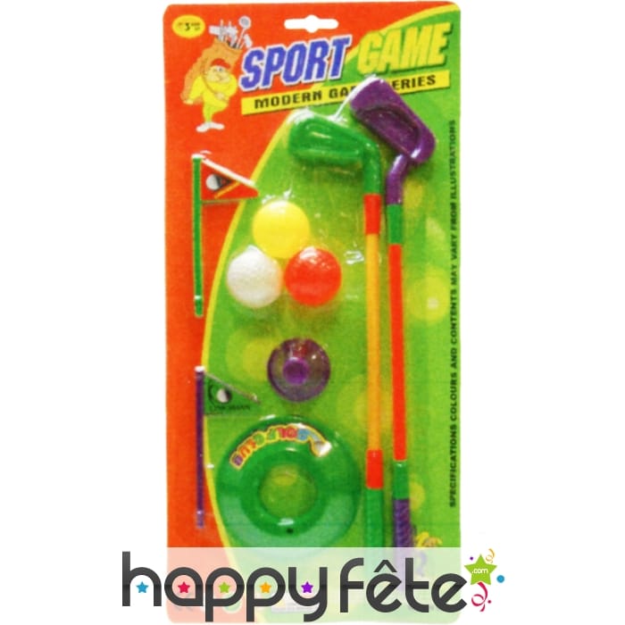 Jeu de golf pour enfant