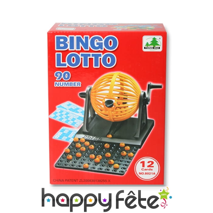 Jeu du lotto ou bingo