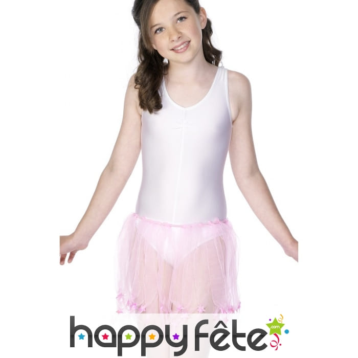 Jupe tutu rose transparent