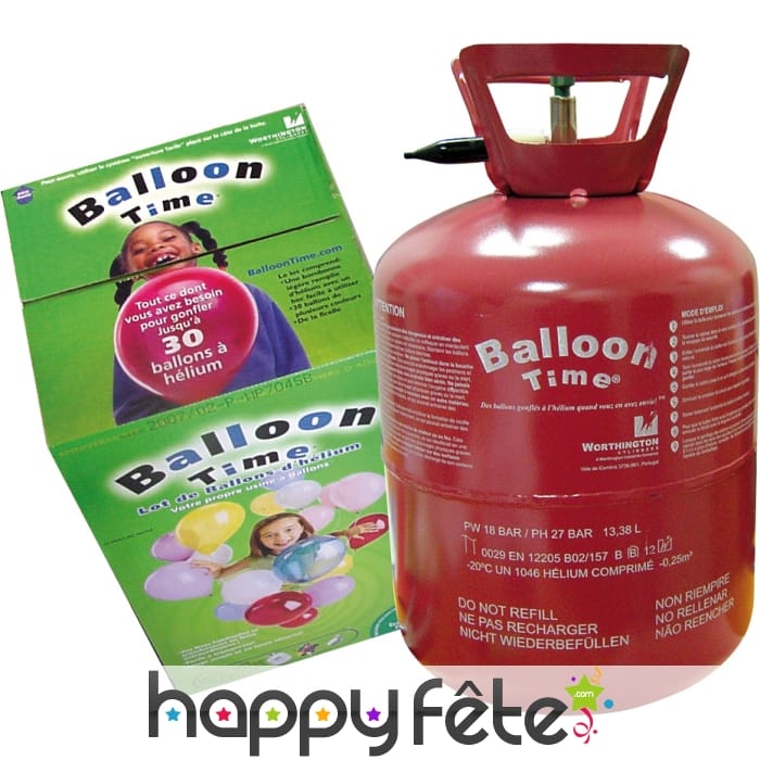 Kit d'helium pour 20/30 ballons