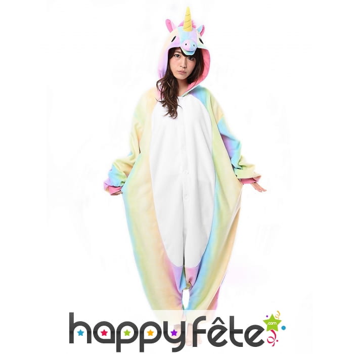 Kigurumi licorne pour adulte