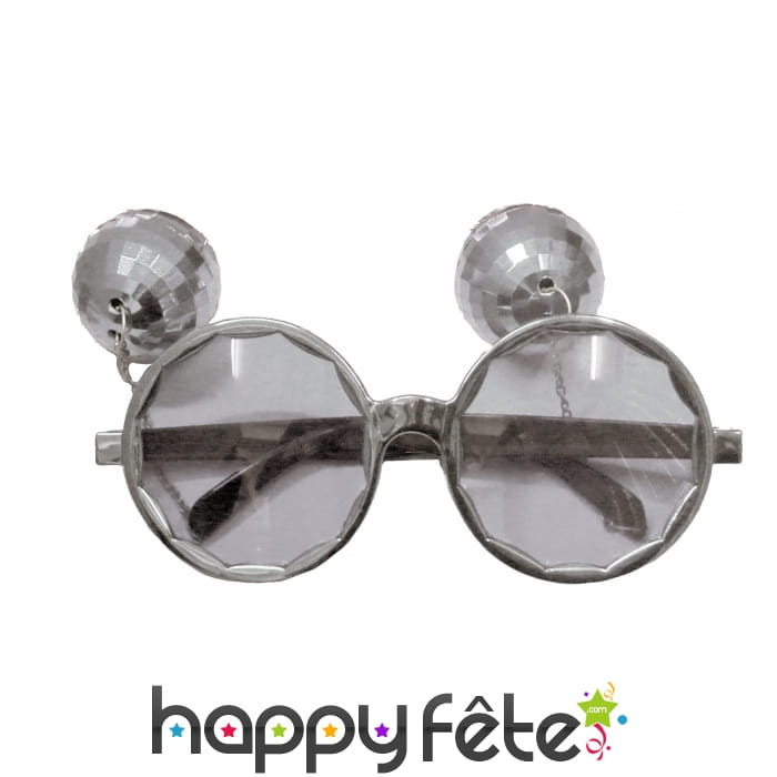 Lunettes boules disco