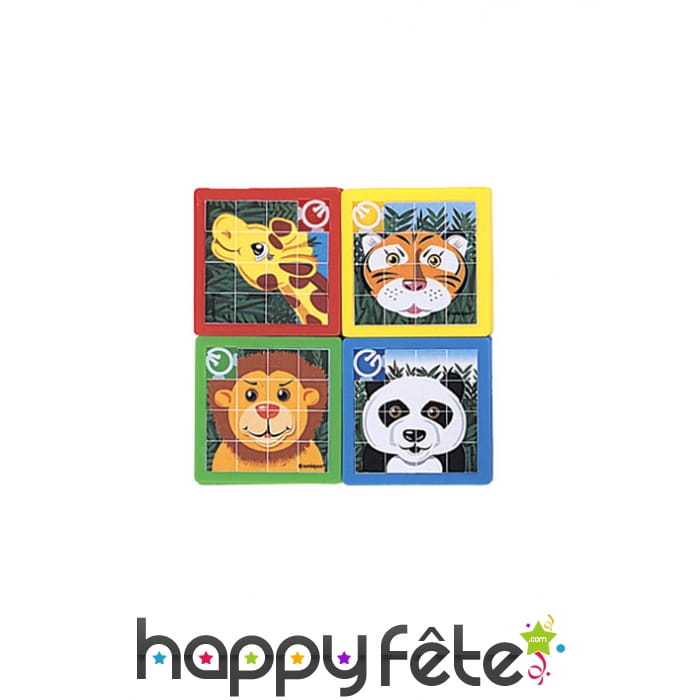 Lot de 10 petits Puzzles Animaux