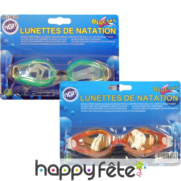 Lunettes de natation pour adulte