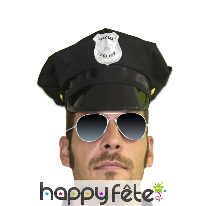 Lunettes fumée de policier