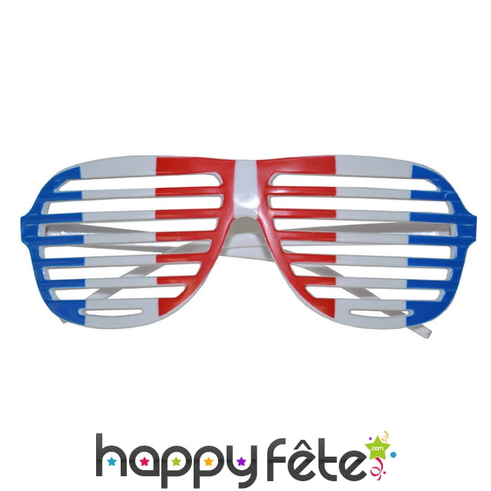 Lunettes grille drapeau francais