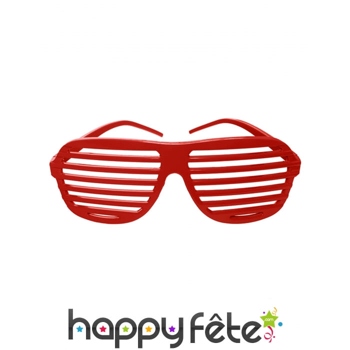 Lunettes grillage rouge