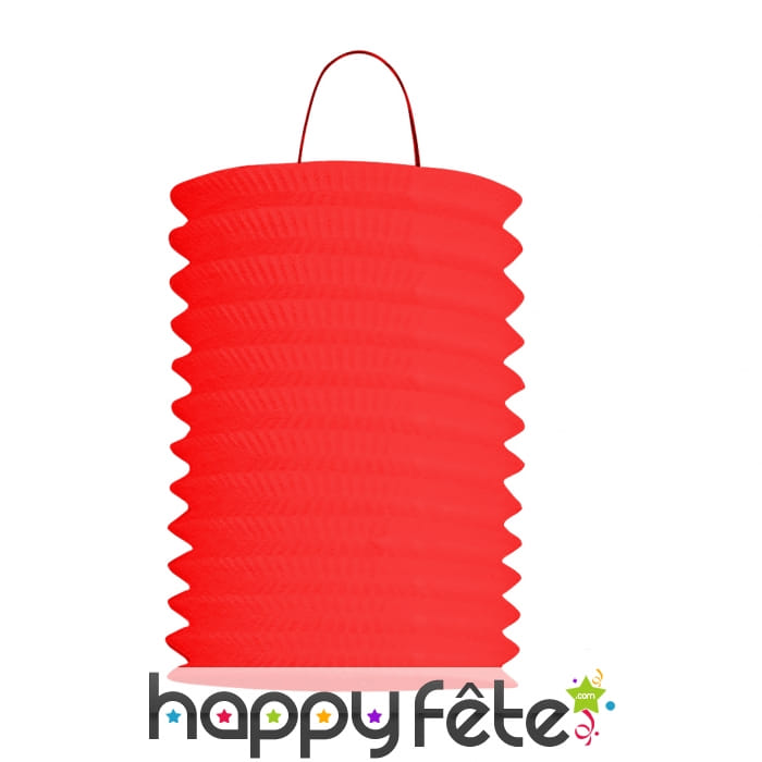 Lampion papier rouge