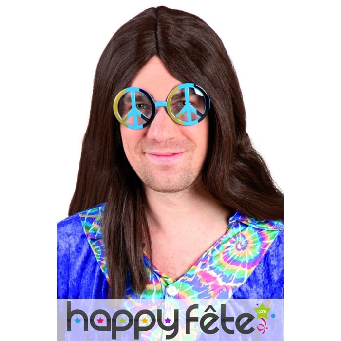 Lunettes symbole hippie