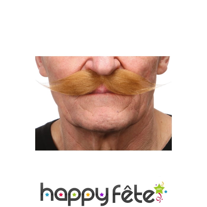 Moustaches blondes pour homme