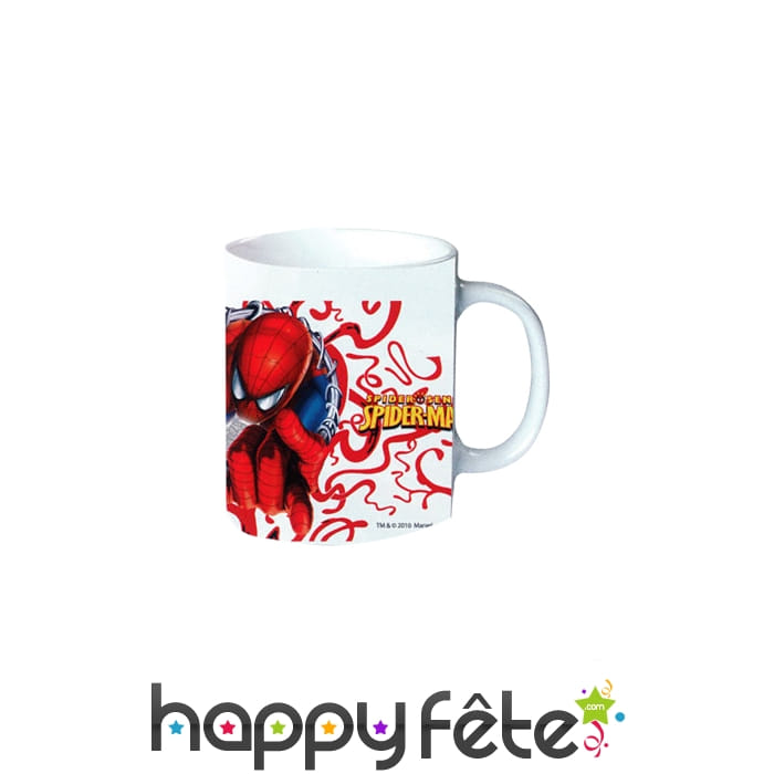 Mug blanc spiderman