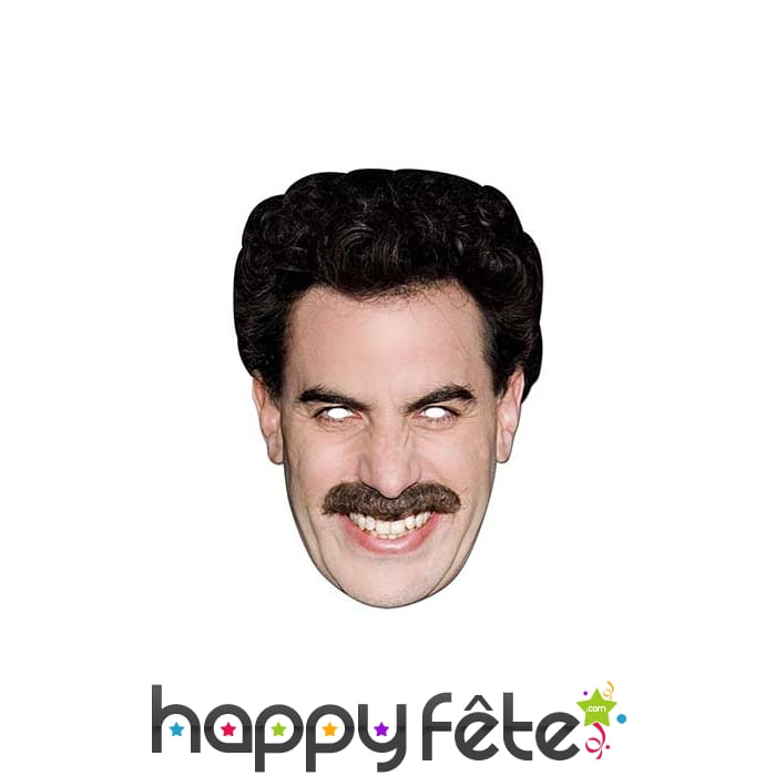 Masque carton Borat