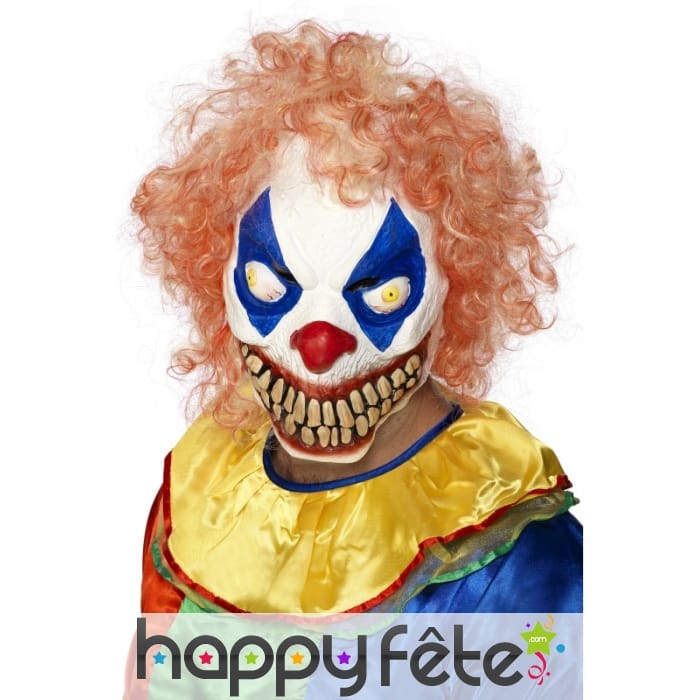 Masque complet de clown effrayant