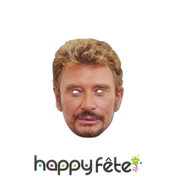 Masque carton Johnny Hallyday