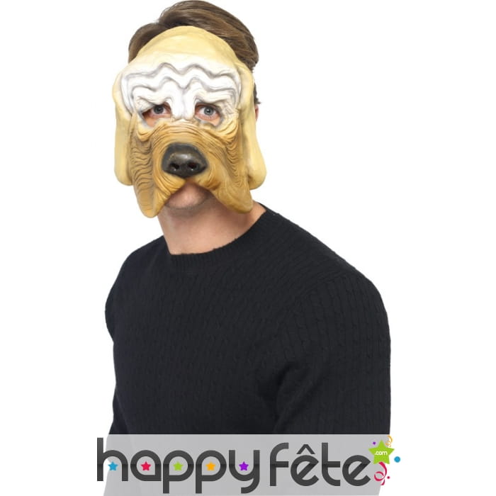 Masque chien latex