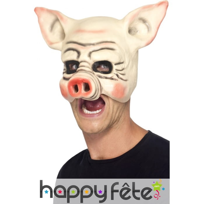 Masque cochon latex