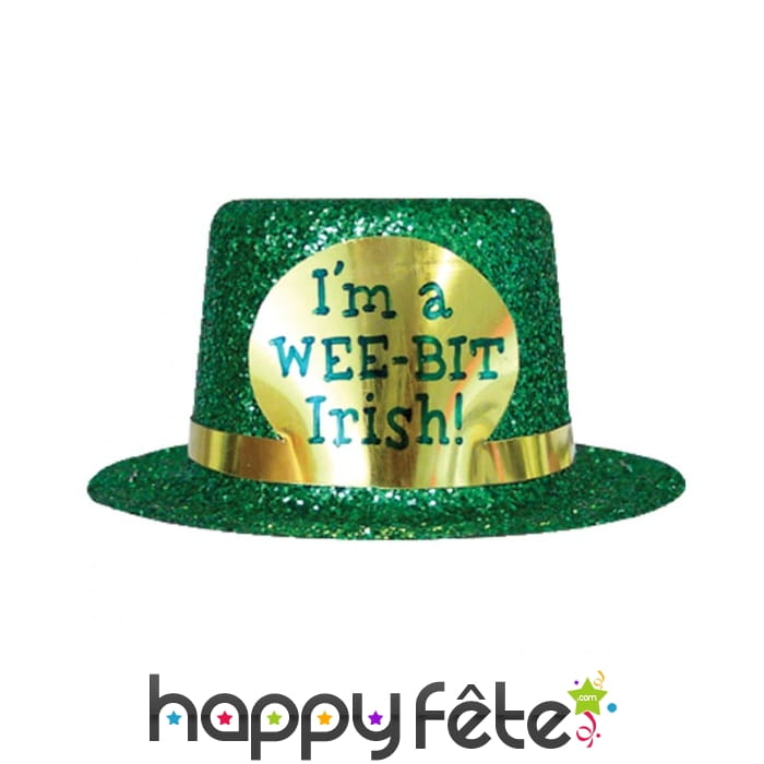 Mini chapeau Saint-Patrick I'm a wee-bit Irish